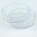 PP/PS Plastic Disk Disposable Saucer Small Round Dish